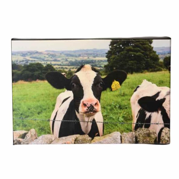 mini cow canvas