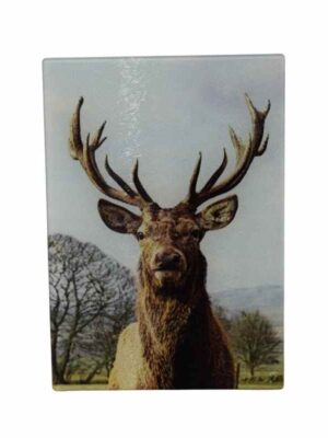 Stag Chopping board small glass