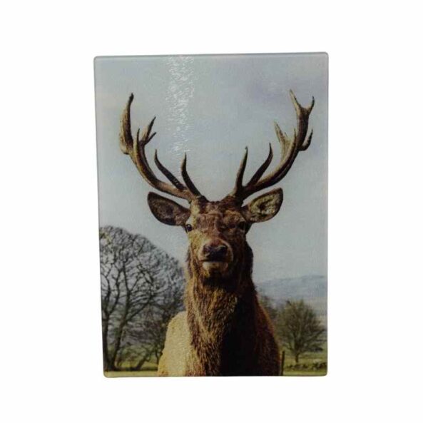 Stag Chopping board small glass