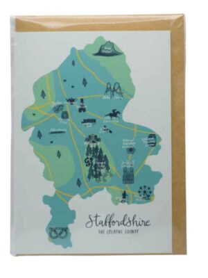 Staffordshire Greeting Card